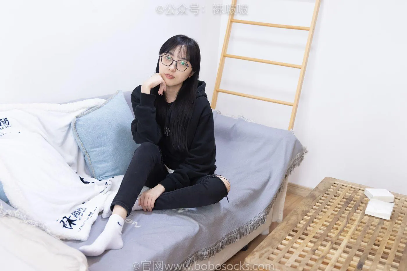 [BoBoSocks袜啵啵]NO.061 稚予-短靴、白棉袜、裸足 [145P]插图